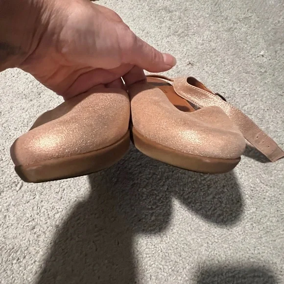 FitFlop Cova Slip-On Metallic Rose Gold Women’s Sandals Size 7.5 Apple Blossom - Picture 5 of 9